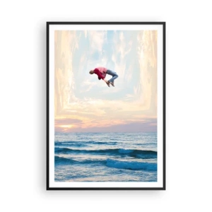 Affisch i svart ram - Till en annan dimension - 70x100 cm