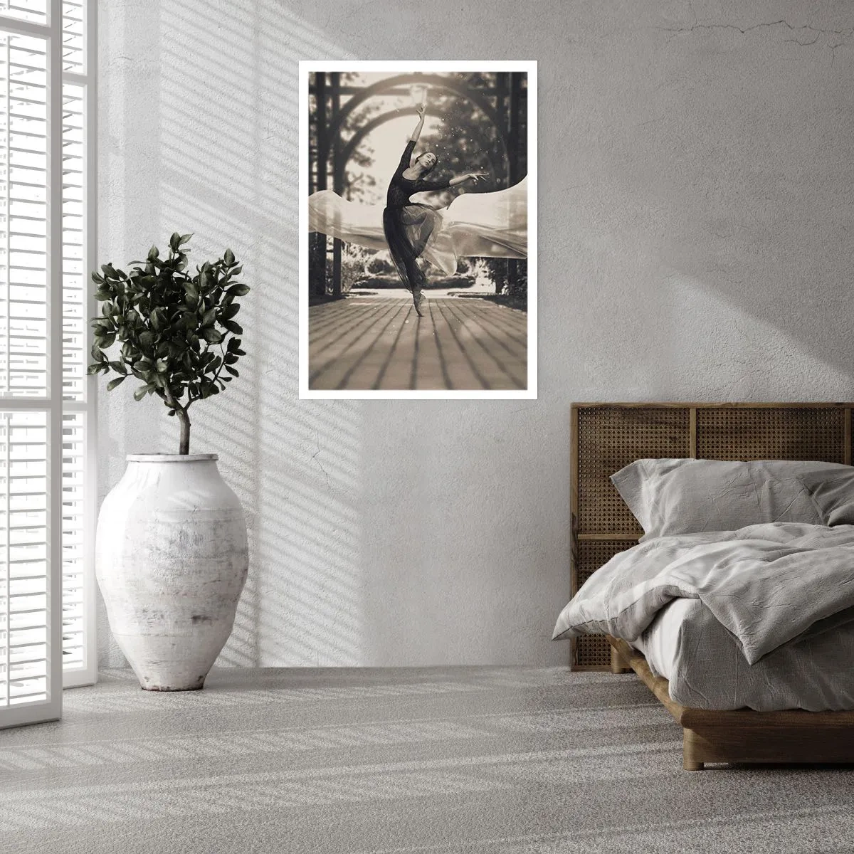 Affisch - Trädgårdsandens dans - 70x100 cm