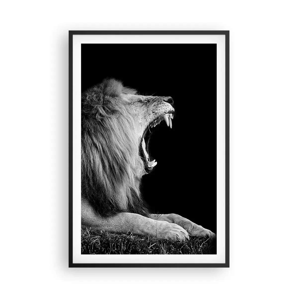 Affisch i svart ram - Utan någon tvekan - 61x91 cm
