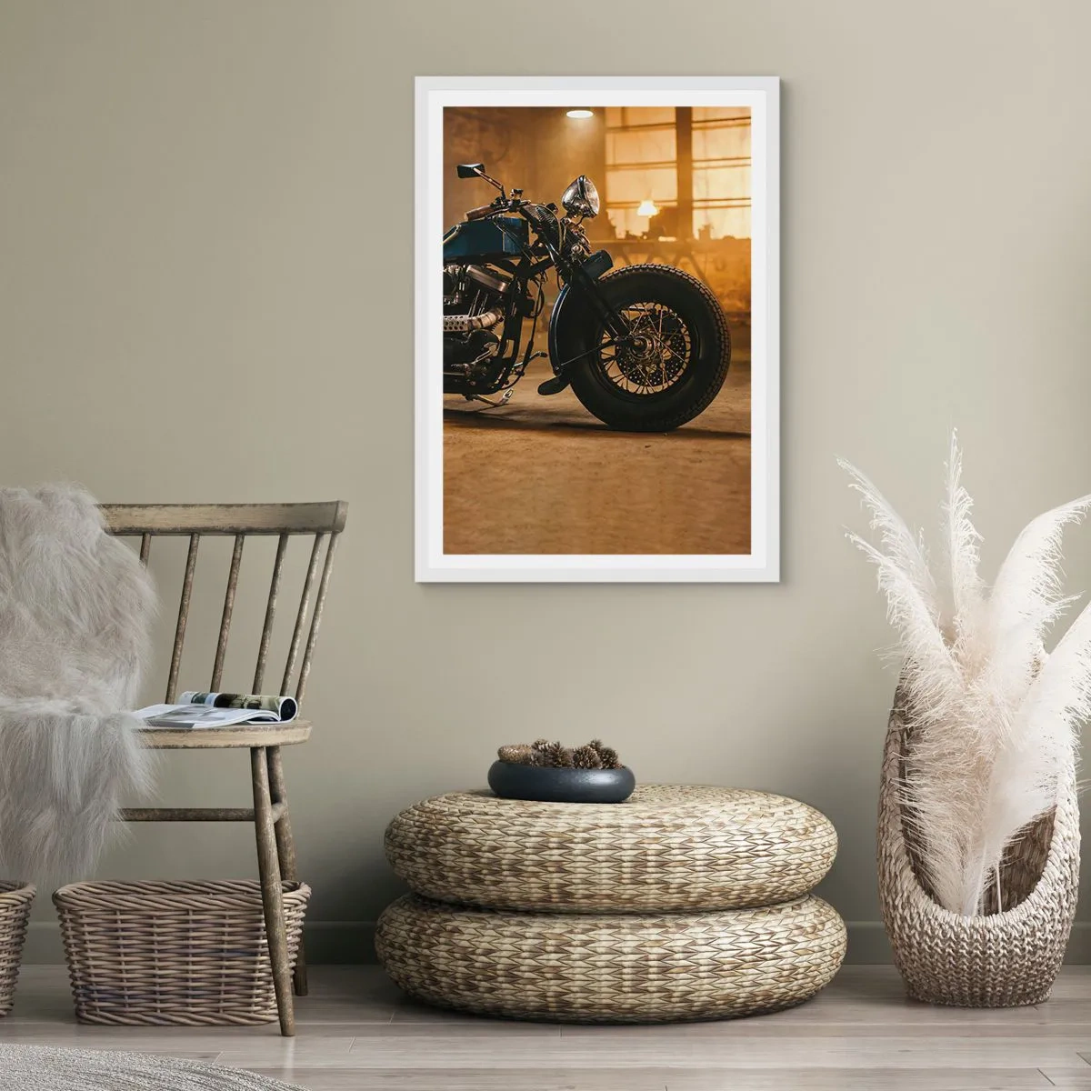 Affisch i vit ram - Jag kan allt - 50x70 cm