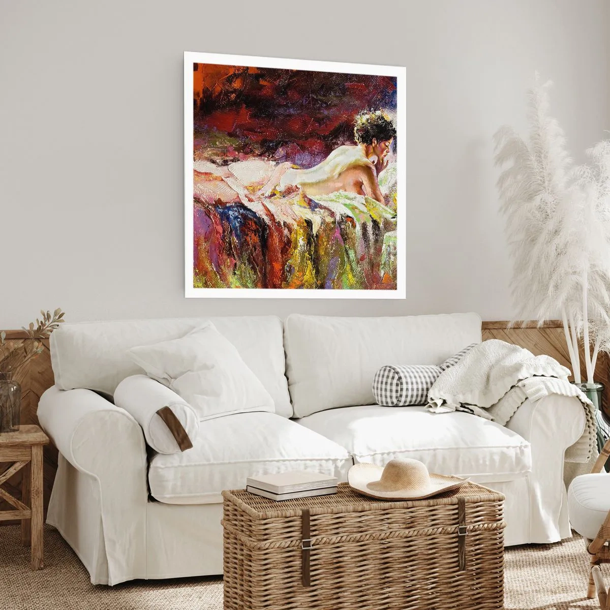 Affisch - Venus försänkt i sina tankar - 40x40 cm