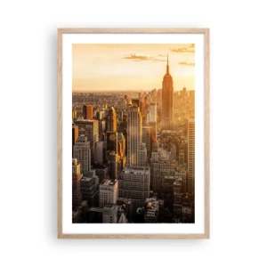 Affisch i ram av ljusek - Växa i solskenet - 50x70 cm