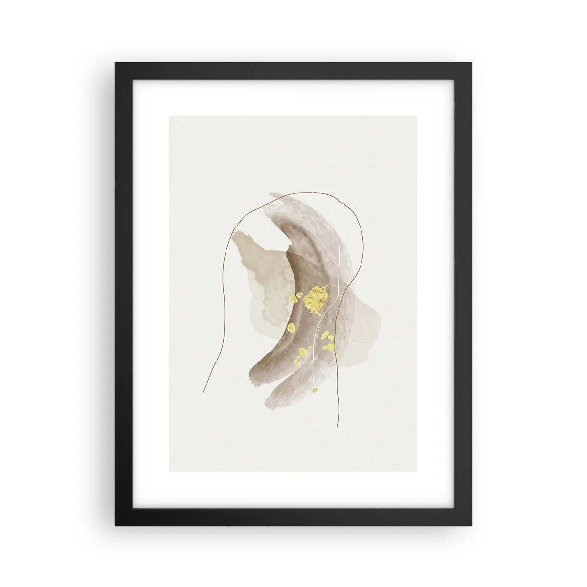 Affisch i svart ram - Träffat i rummet - 30x40 cm