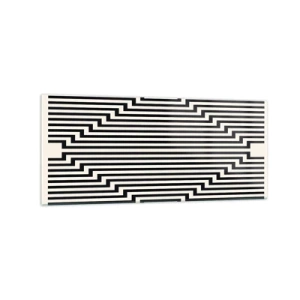 Glastavla - Bild på glas - Geometrisk illusion - 120x50 cm