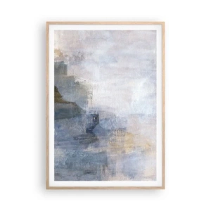 Affisch i ram av ljusek - Färgernas toner och ackord - 70x100 cm
