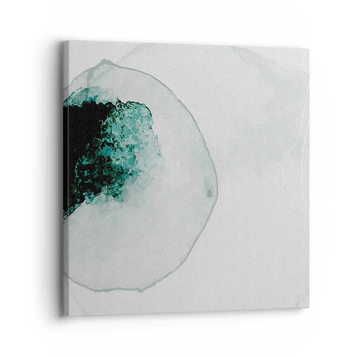 Canvastavla - Bild på duk - I en droppe vatten - 30x30 cm