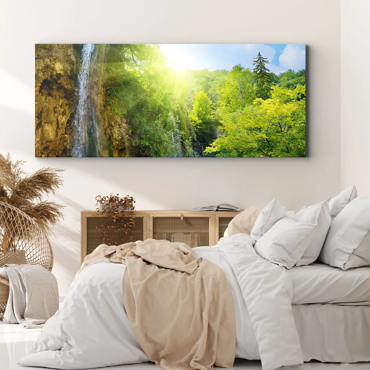 Canvastavla - Bild på duk - Det måste vara Eden - 100x40 cm