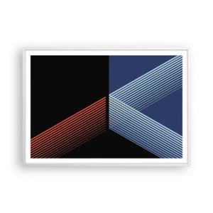 Affisch i vit ram - Enkel historia - 100x70 cm