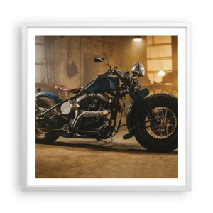 Affisch i vit ram - Jag kan allt - 60x60 cm