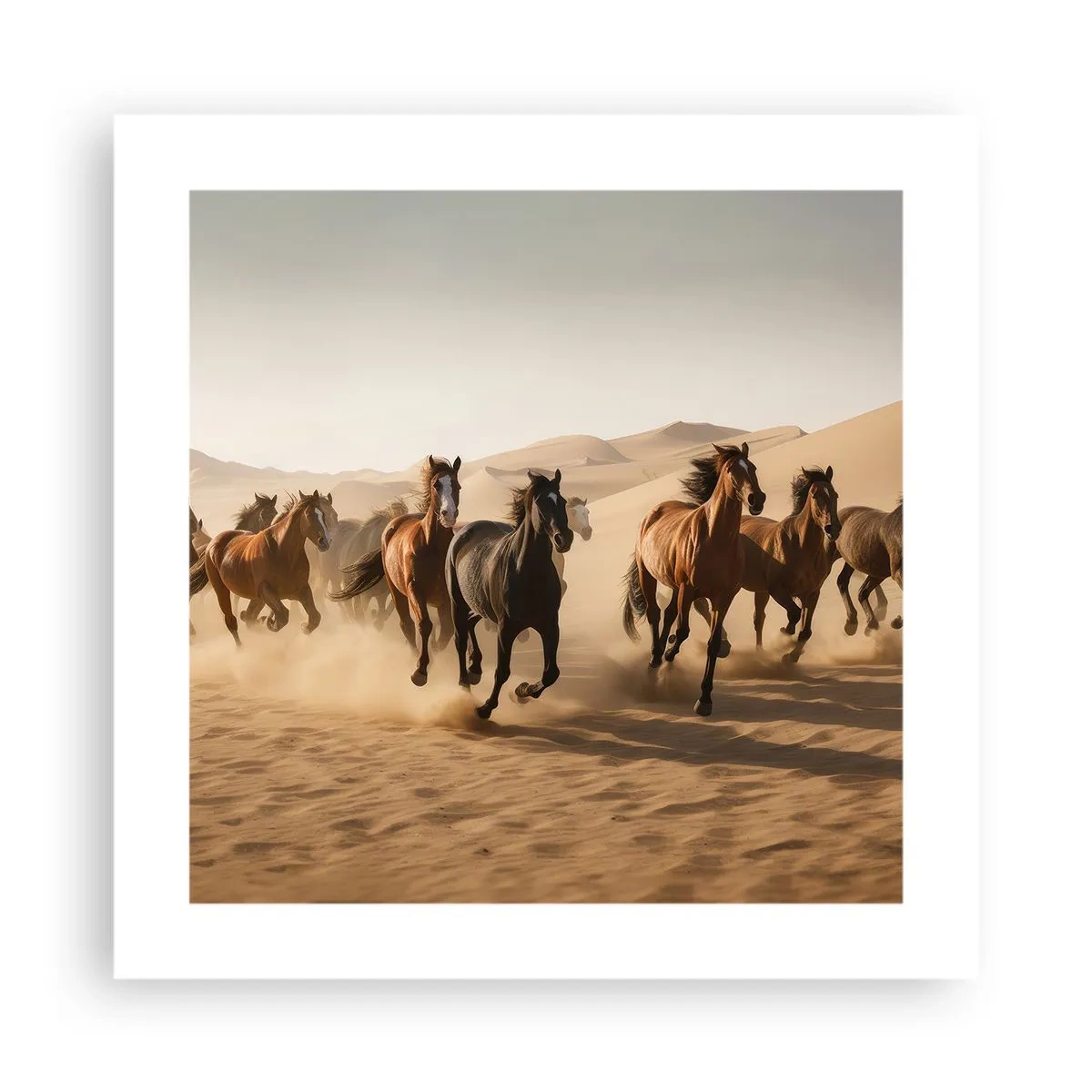 Affisch - Fri som vinden - 40x40 cm