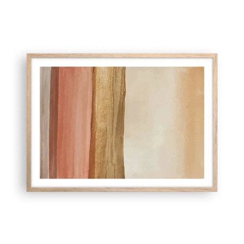 Affisch i ram av ljusek - Vertikal komposition - 70x50 cm