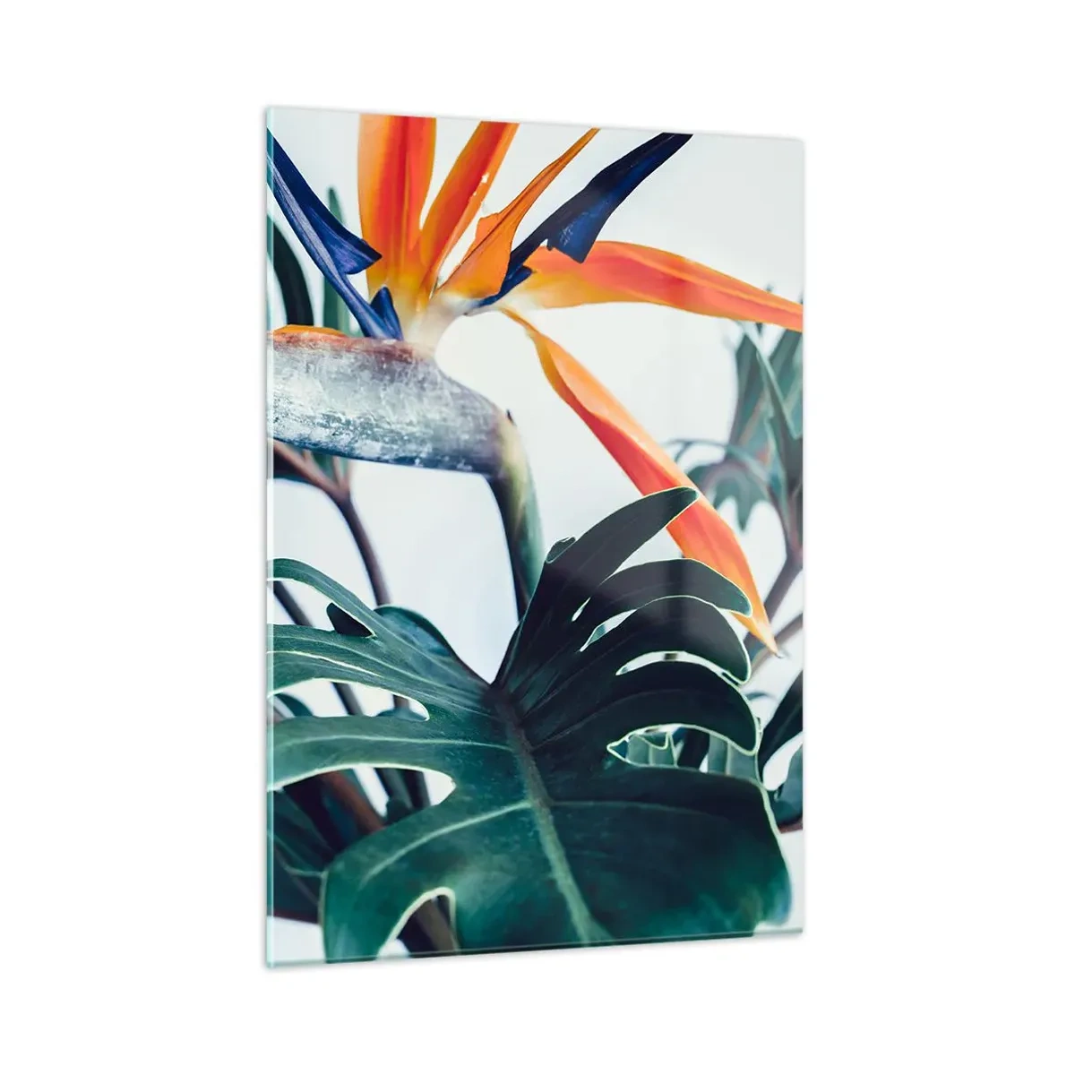 Glastavla - Bild på glas - Fågelbuske - 50x70 cm