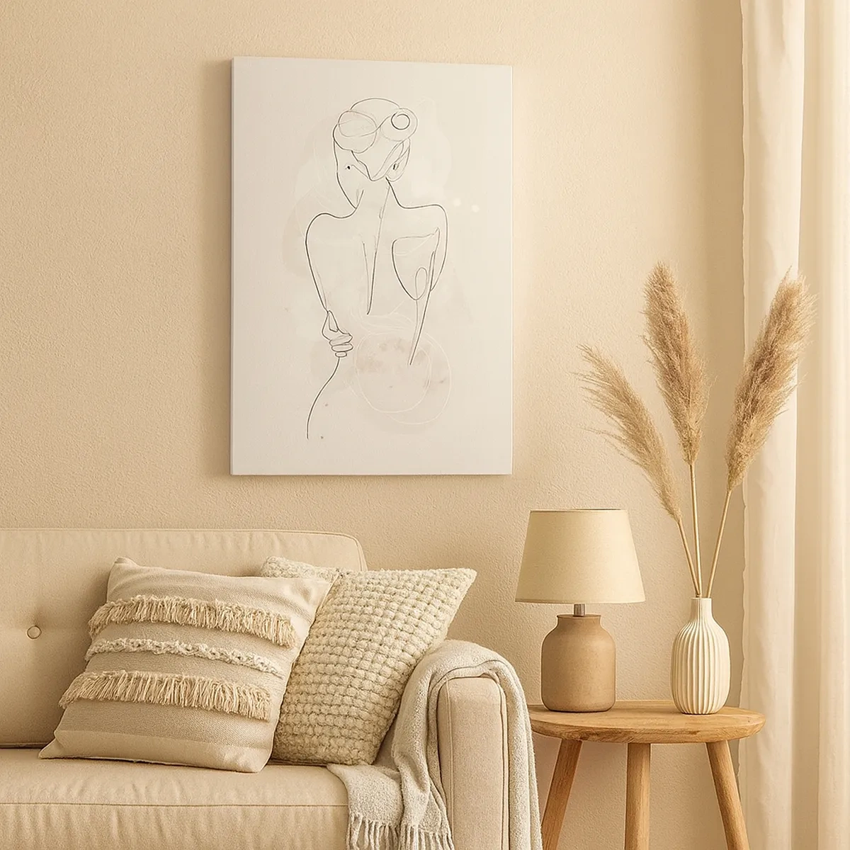 Canvastavla - Bild på duk - Som ett känsligt instrument - 50x70 cm