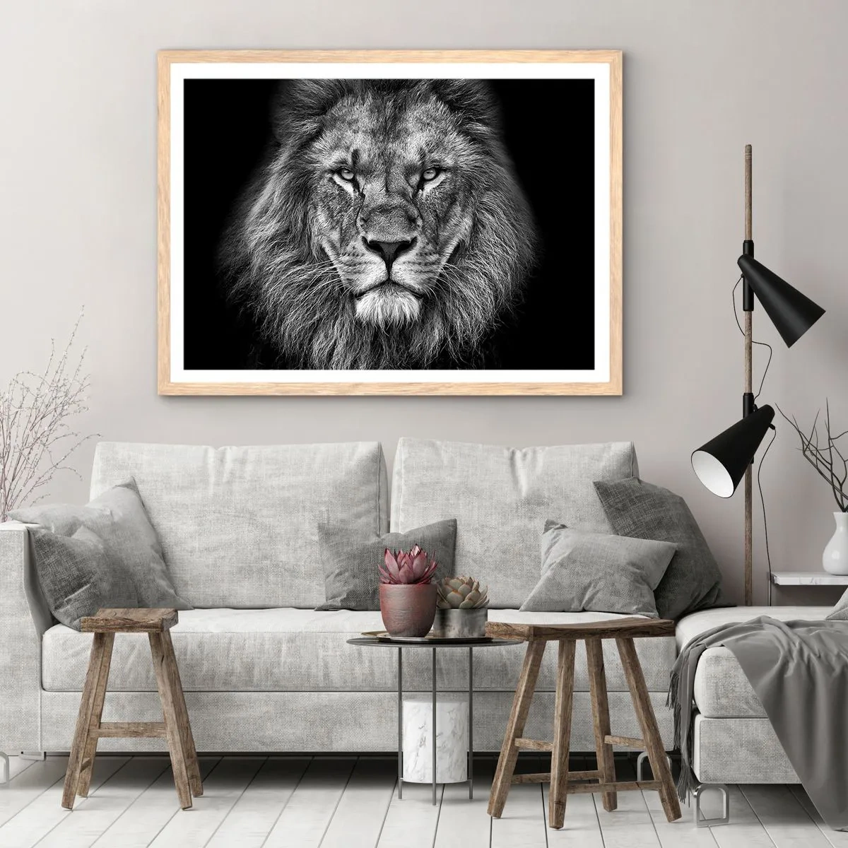 Affisch i ram av ljusek - I kröningskläder - 91x61 cm