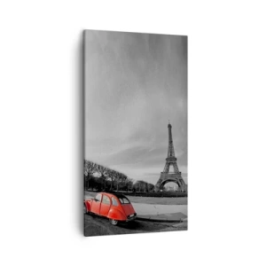 Canvastavla - Bild på duk - Mera parisianskt än själva Paris - 45x80 cm