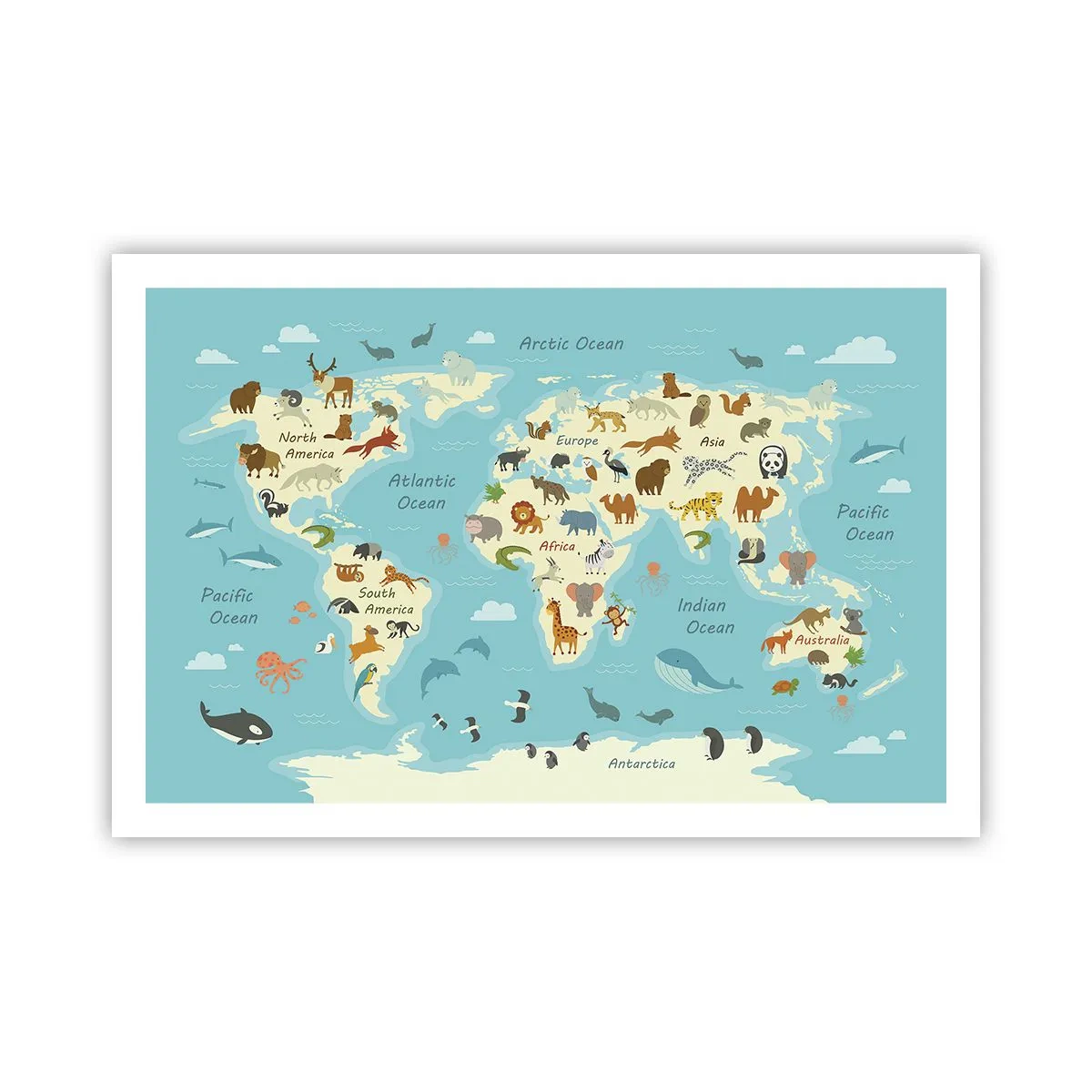 Affisch - Goda grannar - 91x61 cm