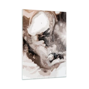 Glastavla - Bild på glas - En galax födelse - 50x70 cm
