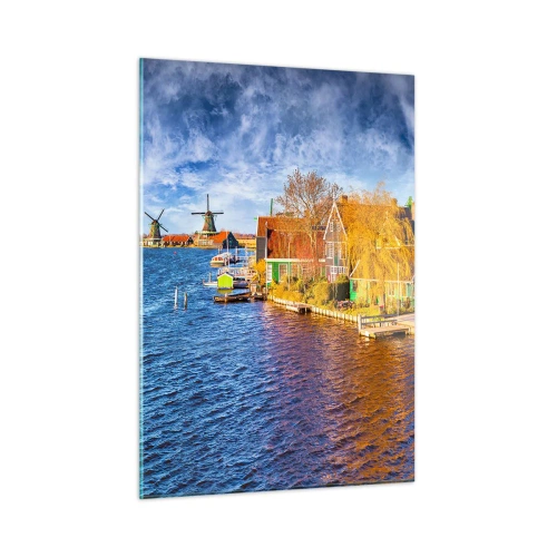 Glastavla - Bild på glas - Ingen ändring sedan århundraden - 50x70 cm