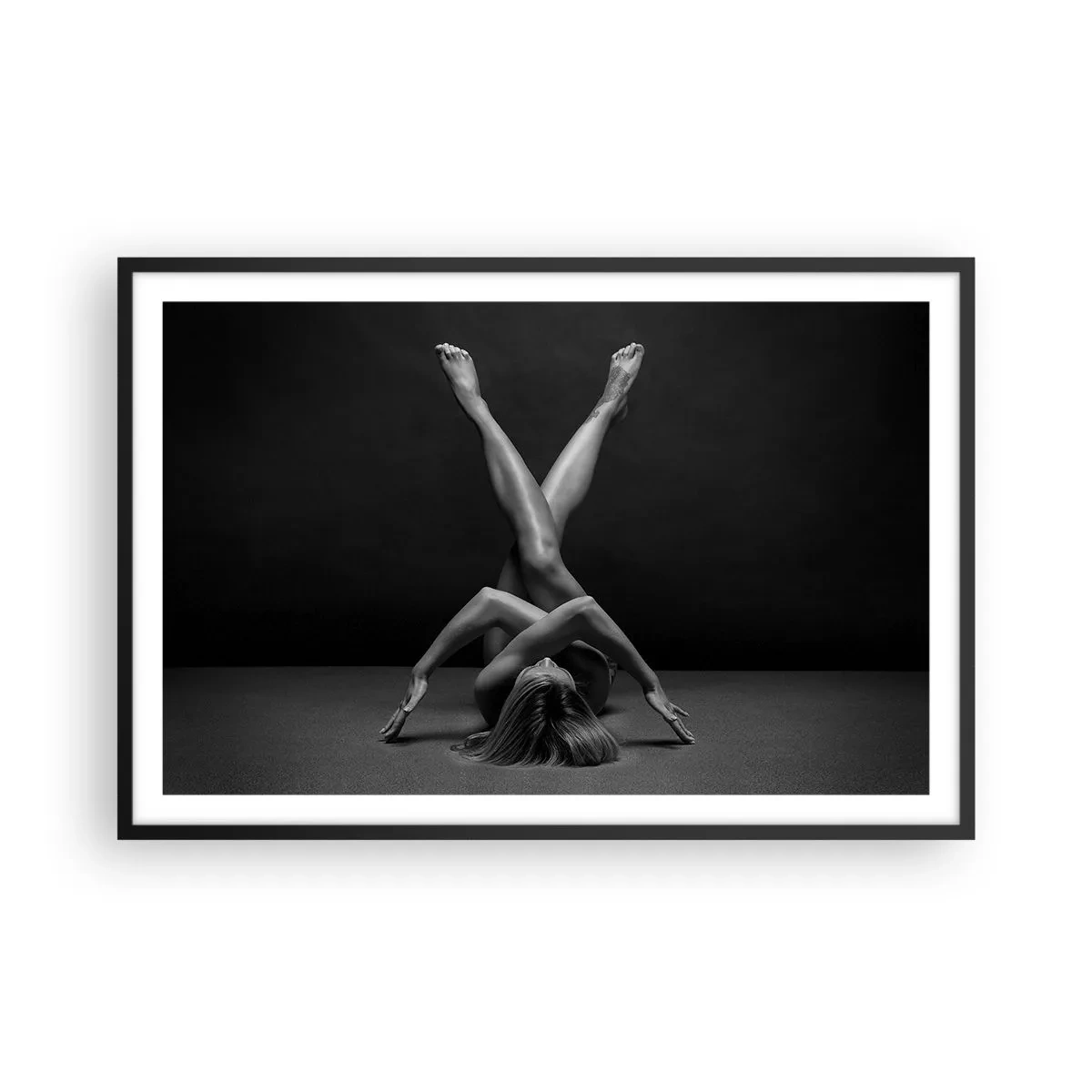 Affisch i svart ram - Nakenhetens geometri - 91x61 cm