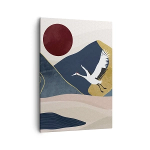 Canvastavla - Bild på duk - Nästa dag FLUGIT iväg - 50x70 cm