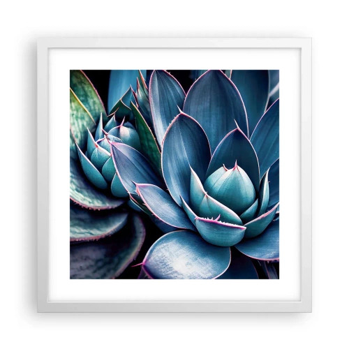 Affisch i vit ram - Vital kraft - 40x40 cm