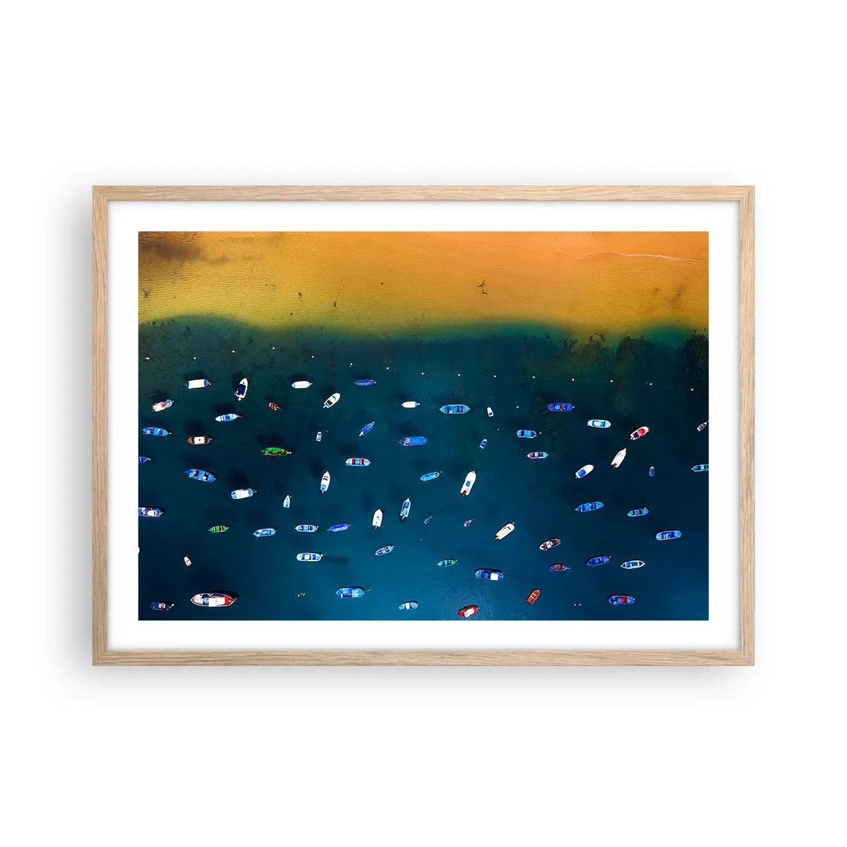 Affisch i ram av ljusek - Ett semesterspel - 70x50 cm