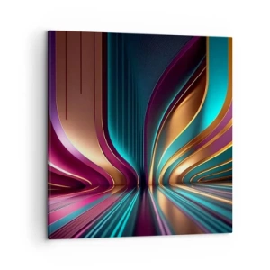 Canvastavla - Bild på duk - Ljusets arkitektur - 50x50 cm