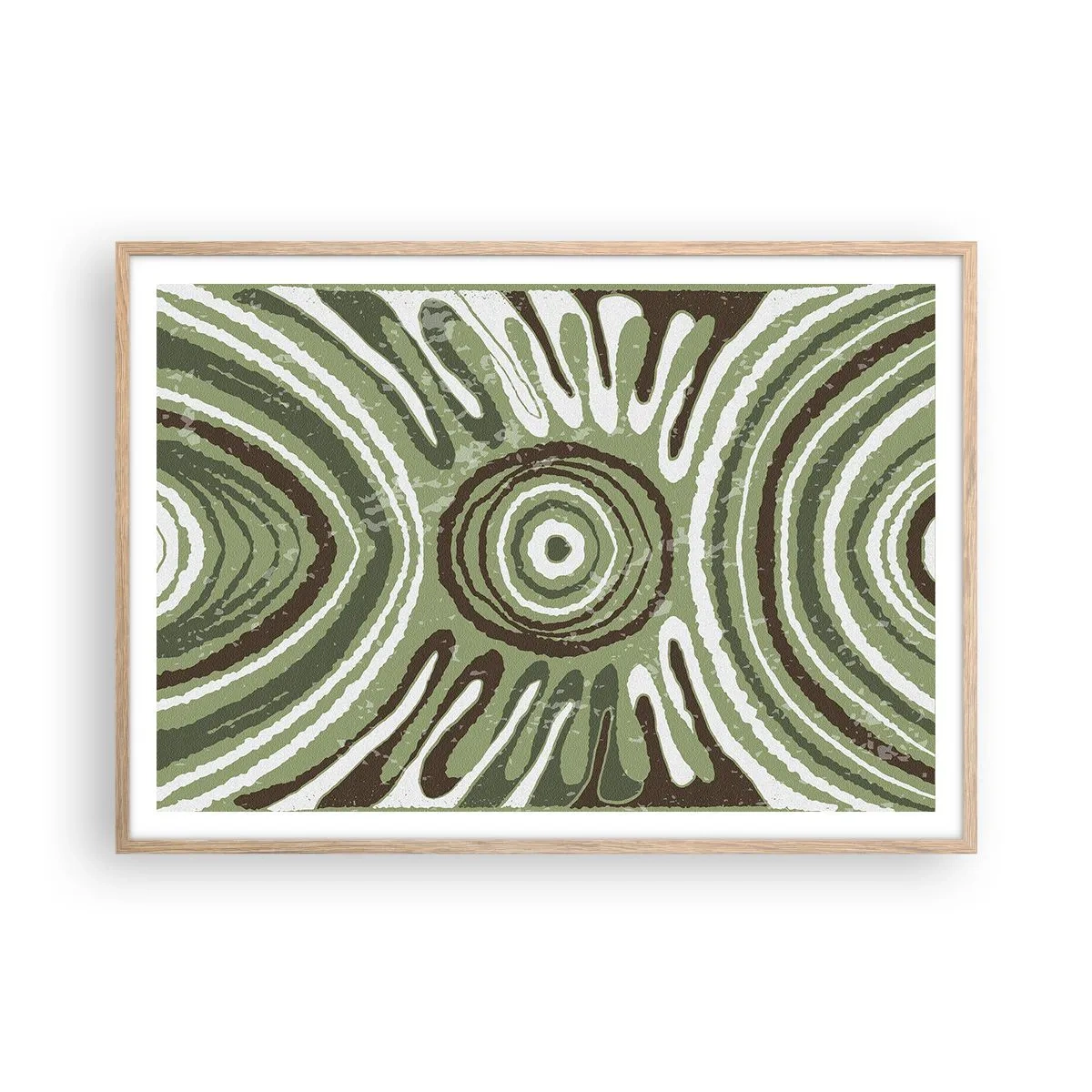 Affisch i ram av ljusek - Explosion av känslor - 100x70 cm