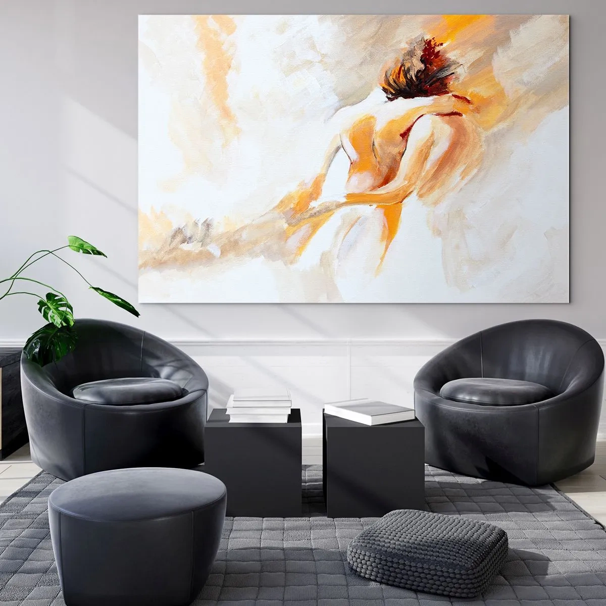 Glastavla - Bild på glas - I närhetens himmel - 120x80 cm