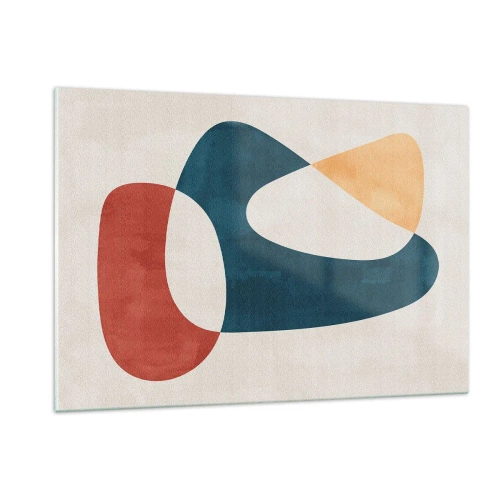 Glastavla - Bild på glas - Influenser och metamorfoser - 120x80 cm
