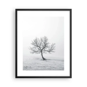 Affisch i svart ram - Mot intet - 40x50 cm