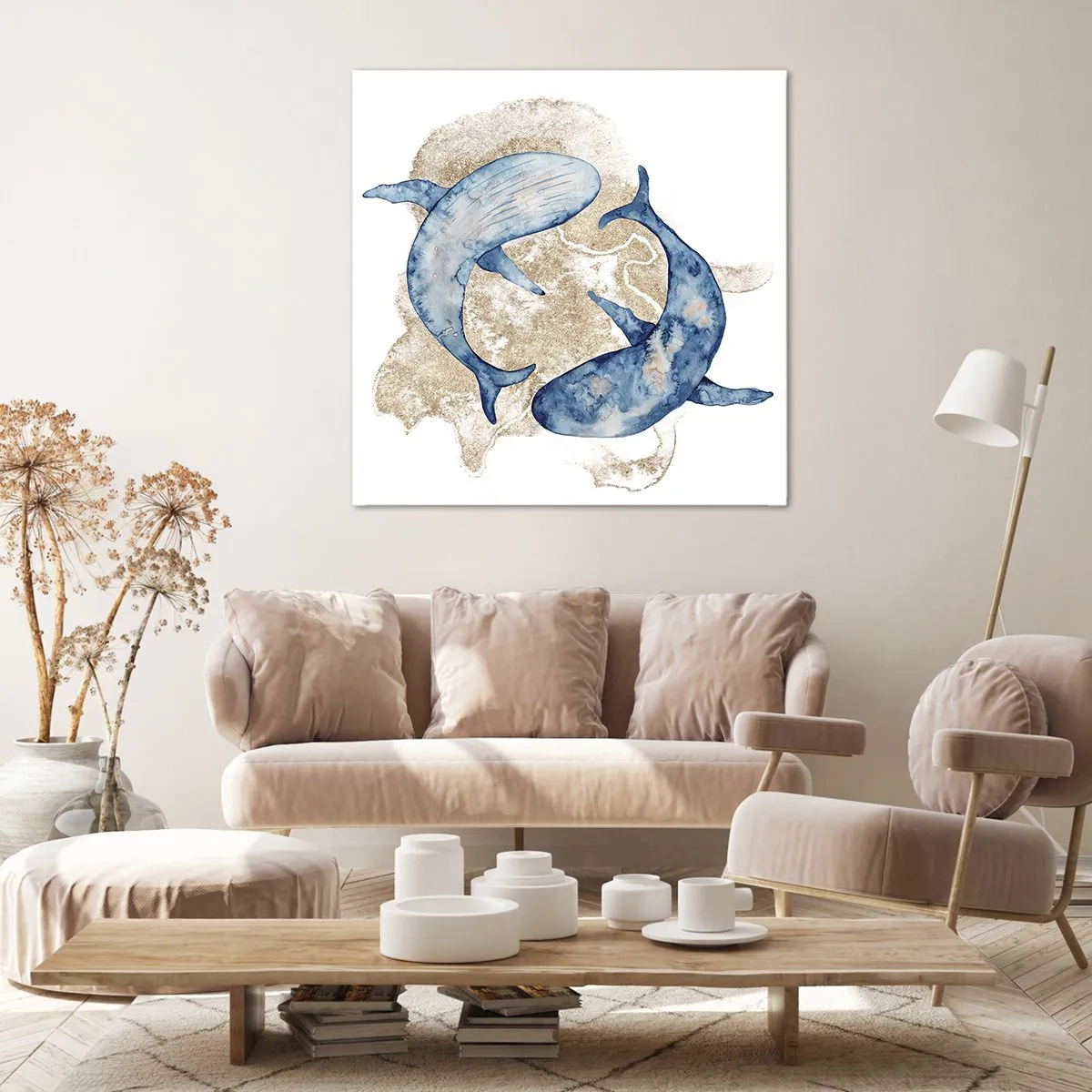 Canvastavla - Bild på duk - Vänskap eller kärlek? - 50x50 cm