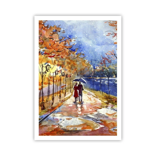 Affisch - Tillsammans mot tidens gräns - 70x100 cm