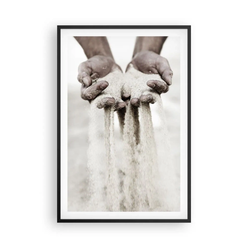 Affisch i svart ram - Med dessa händer... - 61x91 cm