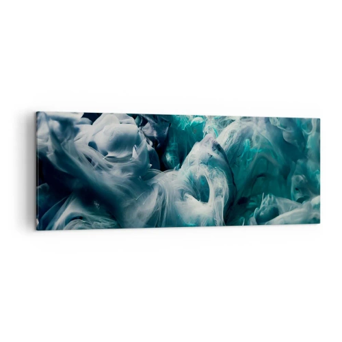 Canvastavla - Bild på duk - Färg i rörelse - 140x50 cm