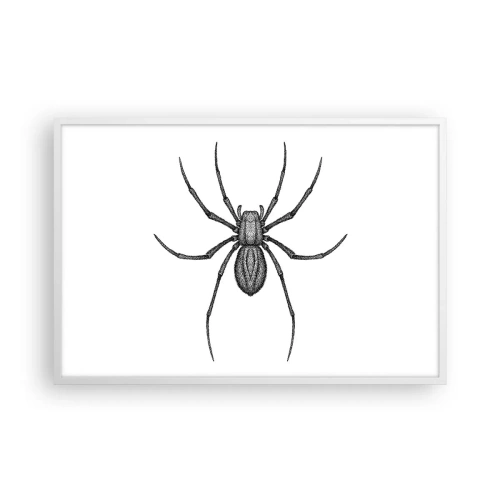 Affisch i vit ram - Oroväckande precision - 91x61 cm