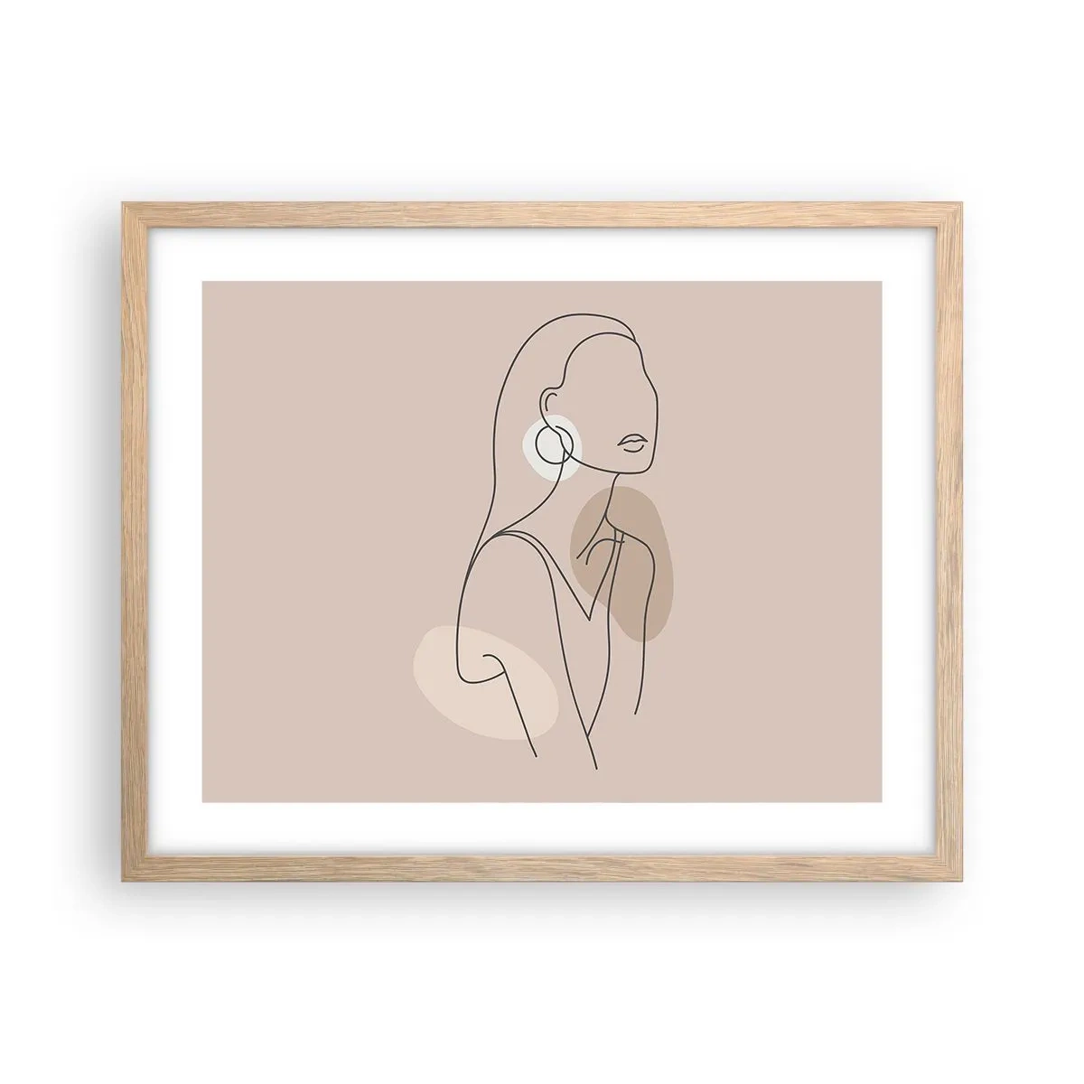 Affisch i ram av ljusek - Flickaktighetens ikon - 50x40 cm