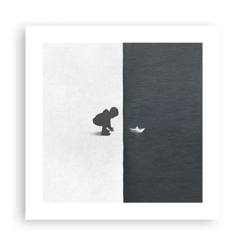 Affisch - En stor expedition - 40x40 cm