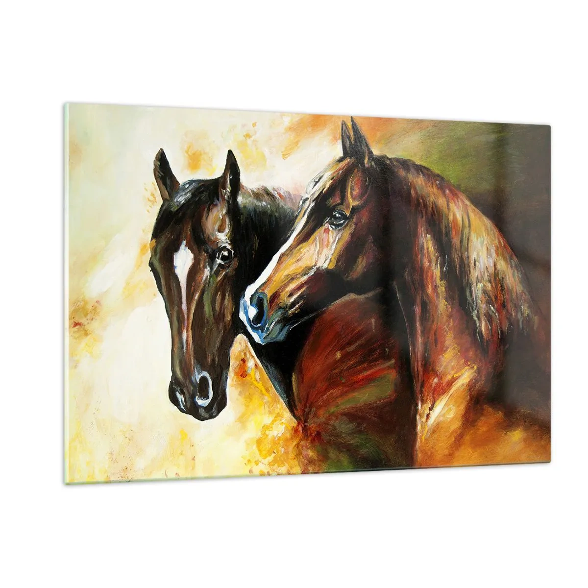 Glastavla - Bild på glas - Dubbelt så mycket charm - 120x80 cm