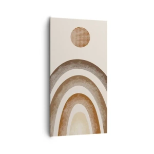 Canvastavla - Bild på duk - I den avlägsna galaxen - 65x120 cm