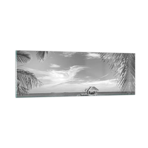Glastavla - Bild på glas - Minne eller dröm? - 90x30 cm