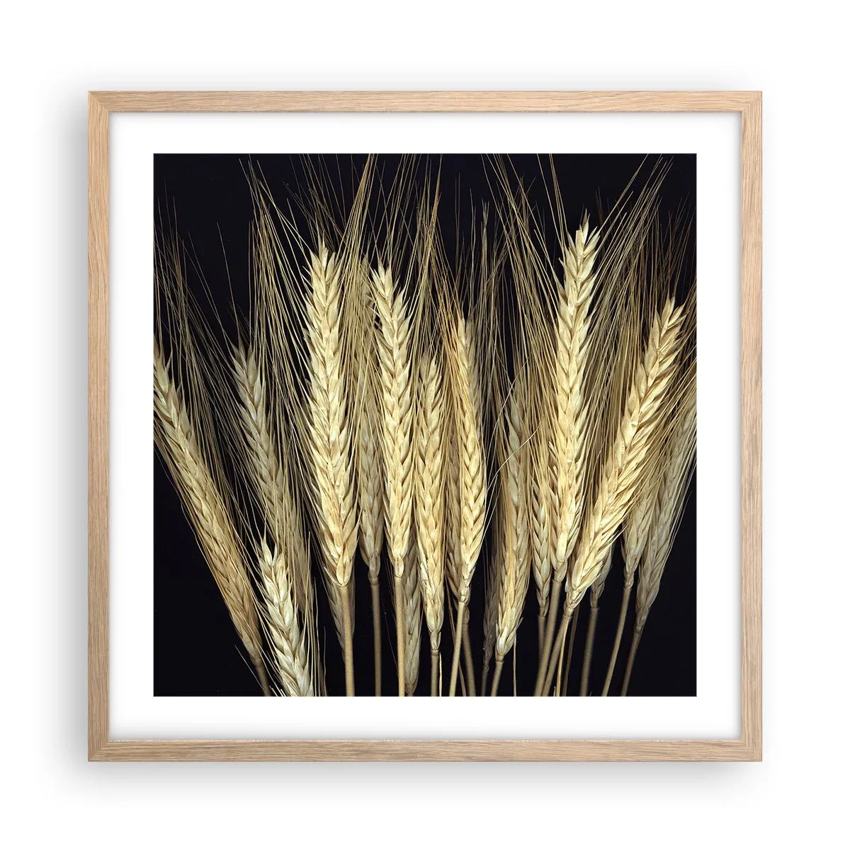 Affisch i ram av ljusek - Rustik magi - 50x50 cm