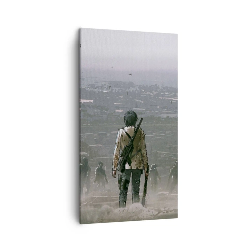 Canvastavla - Bild på duk - Den siste rättvise? - 45x80 cm