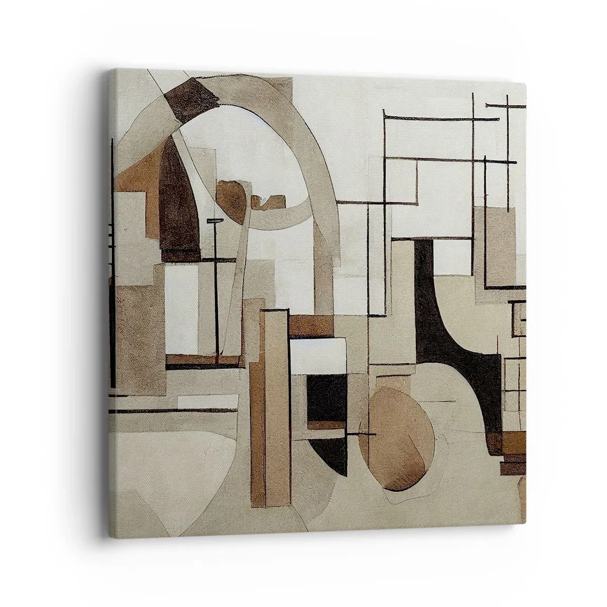 Canvastavla - Bild på duk - Stadsbild 2.0 - 40x40 cm