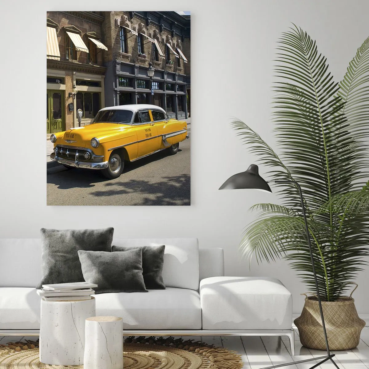 Glastavla - Bild på glas - Once Upon a Time in America - 50x70 cm