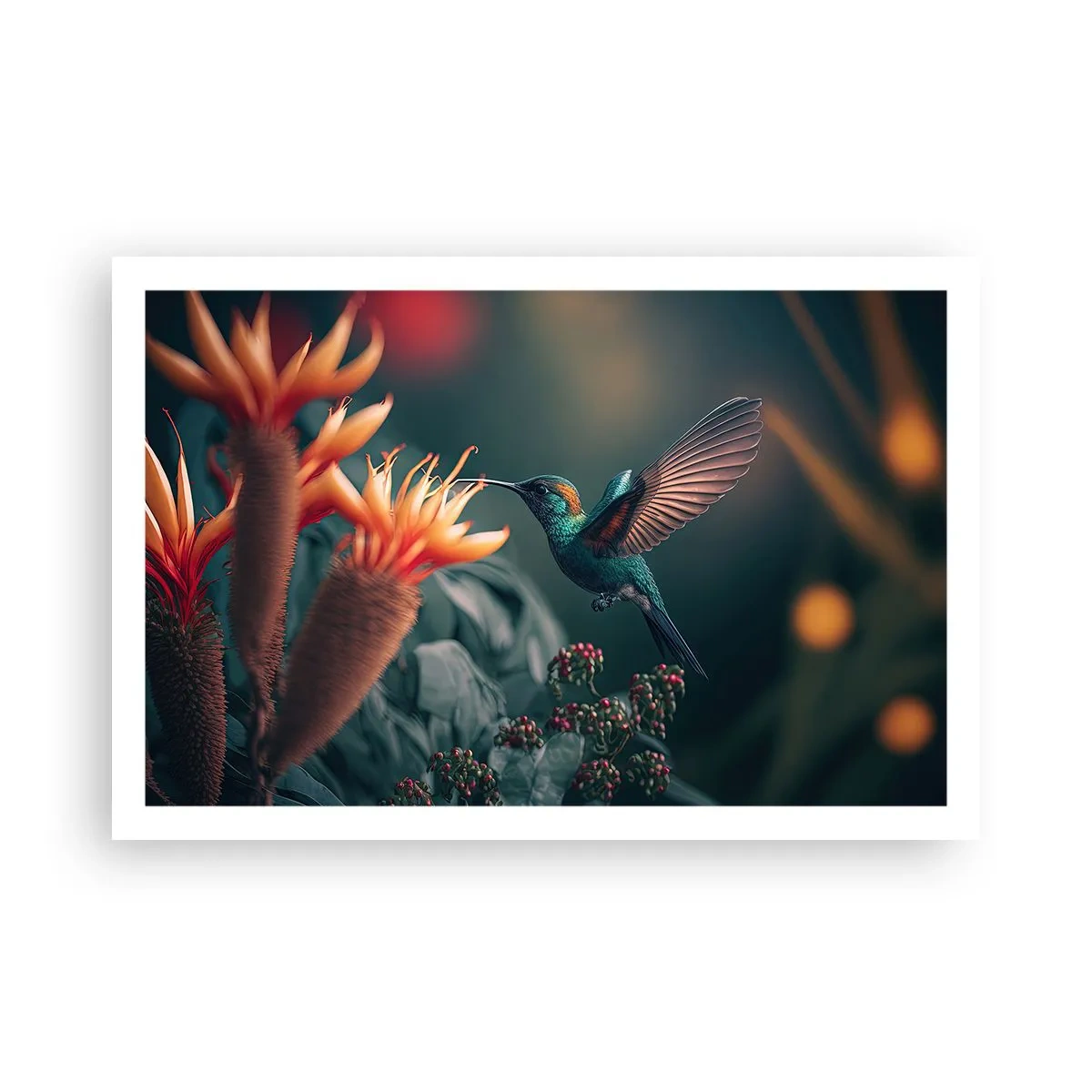 Affisch - Ett verkligt färgglatt liv - 91x61 cm