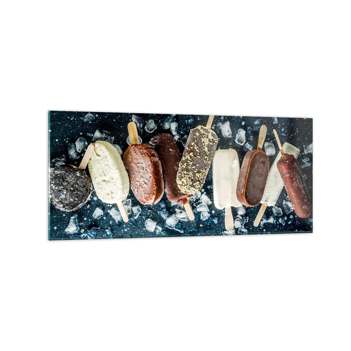 Glastavla - Bild på glas - Smak av varm sommar - 120x50 cm