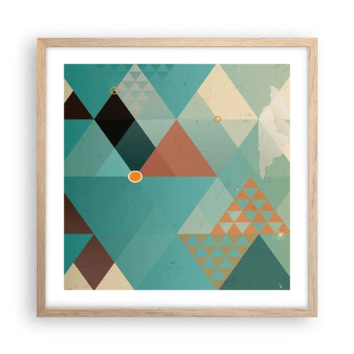 Affisch i ram av ljusek - Mångfaldens enighet, enighetens mångfald - 50x50 cm