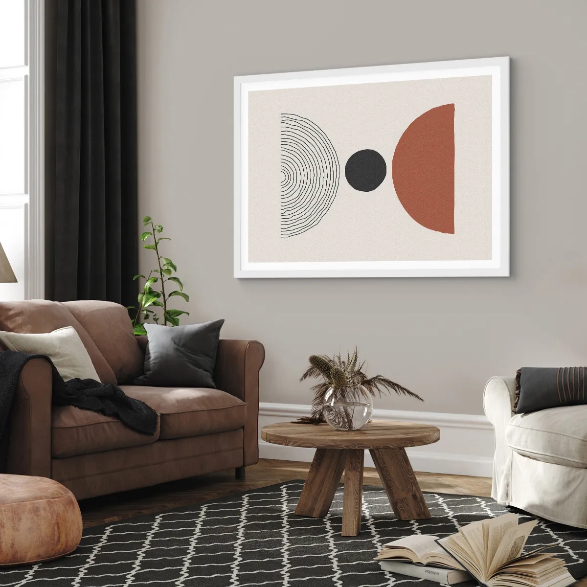 Affisch i vit ram - I fokus - 40x30 cm
