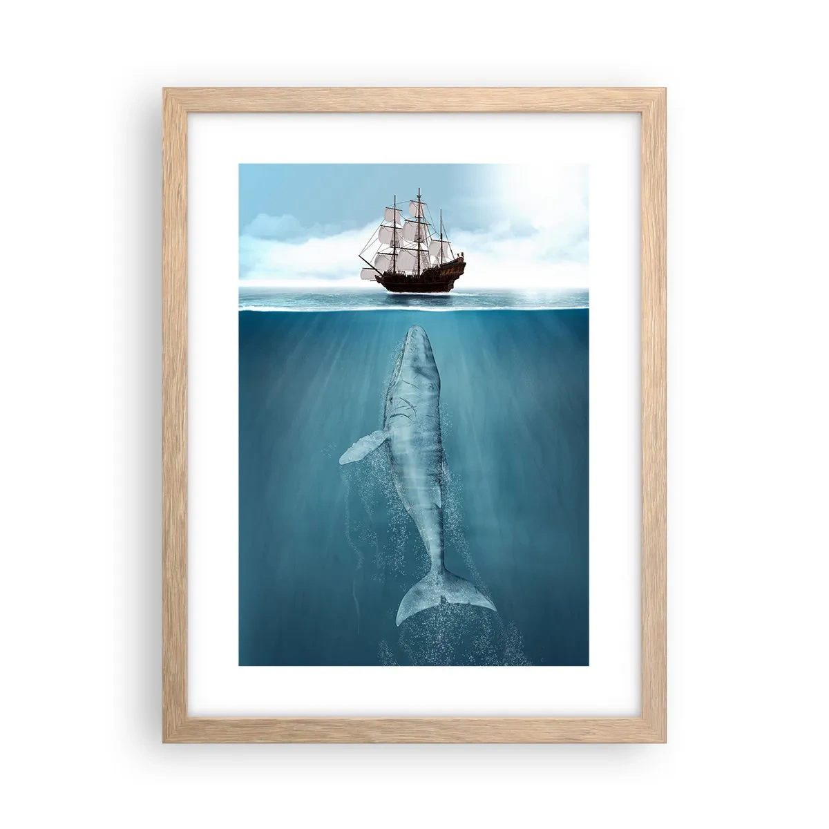 Affisch i ram av ljusek - Bättre att inte veta - 30x40 cm